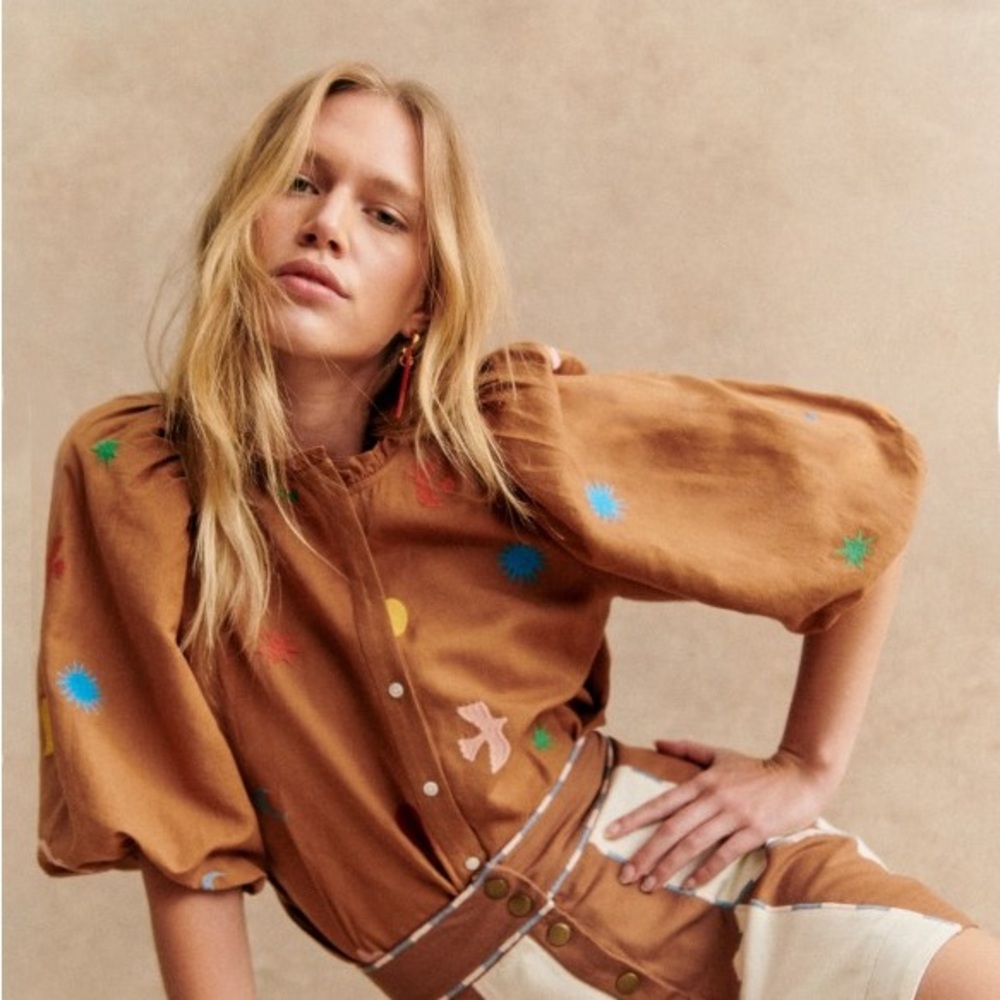 Sezane x Pangea Anton Blouse